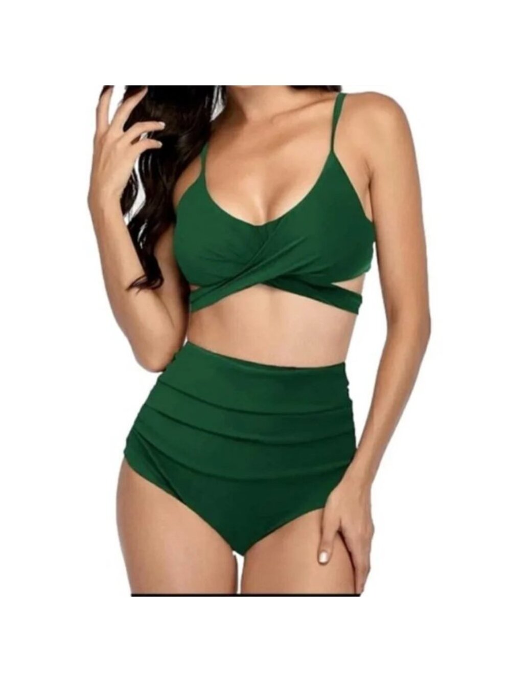 NEW Summer Mae Green High Waisted Bikini Size Medium